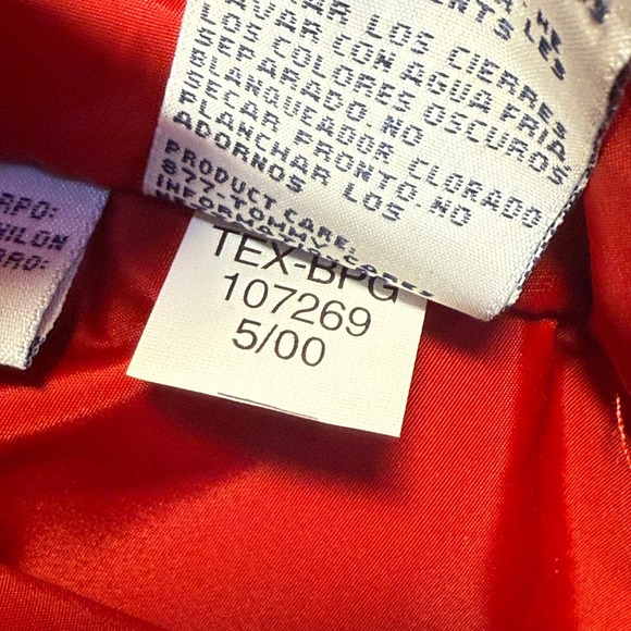 Vintage Y2K Tommy Hilfiger Athletics Reversible Vest Mens XL Red Black 2000 - Picture 6 of 10